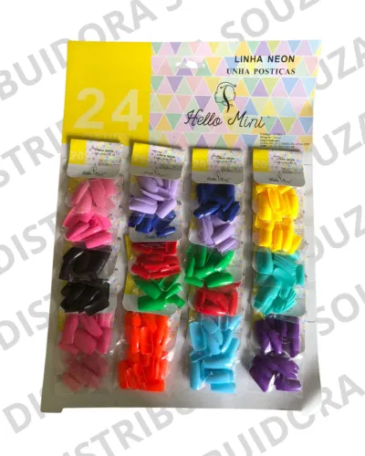 CARTELA DE UNHAS SORTIDAS