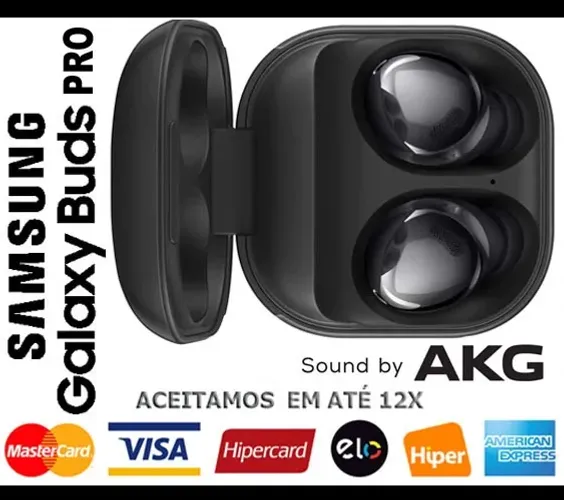 Samsung Galaxy Buds 2 Pro Headphone s/ Fio AKG, Bluetooth, Novíss, Caixa, Nota, Garantia
