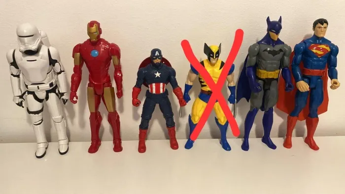 Bonecos de super-heróis