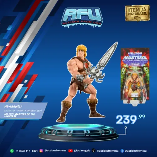 Mattel Masters Of The Universe Cartoon Collection - He-man