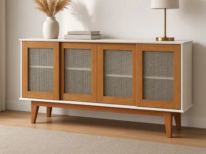 Buffet Detroit 4 Portas 164x83cm (NOVO A PRONTA ENTREGA)