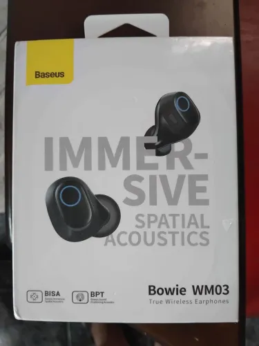 Fone de ouvido baseus bowie wm03