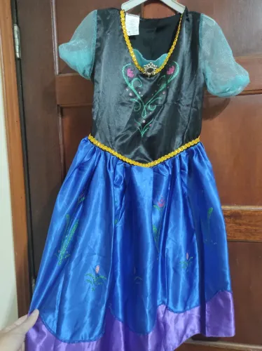Vestido Anna Frozen Disney 5 anos 