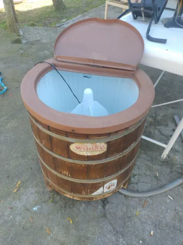 Máquina de lavar roupa.