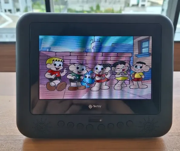 DVD Tectoy T6001 Seminovo - Tela para encosto de cabeça de carro