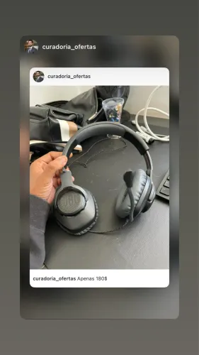 Fone JBL para reunião, jogos e outros