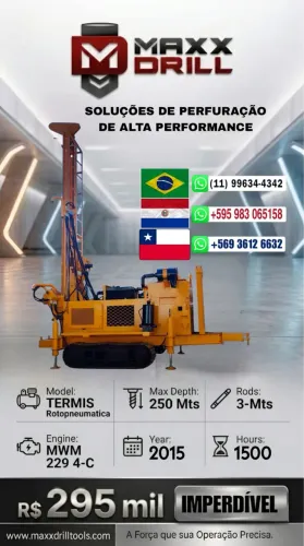 Perfuratriz TERMIS P/ Poços Artesianos 