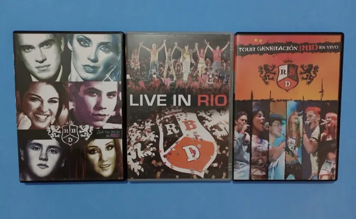 Lote DVDs Rebelde