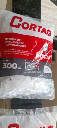 Espaçador nivelador 1,5mm smart 2pcts total 600 unid Cortag Embalagem Lacrado