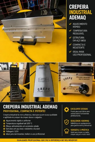 Crepreira industrial ADEMAQ