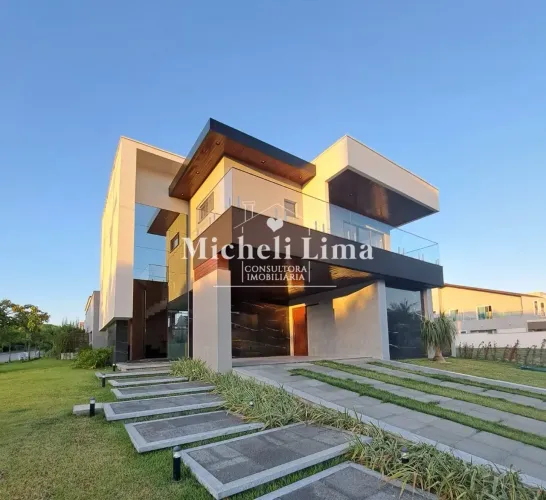 Casa de condomínio para venda no Condomínio Alphaville Fortaleza, 5 quartos, 470m², piscin