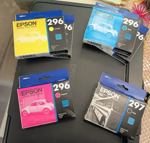 Kit 6 Cartuchos Tinta Epson ( 5 De 296 E 1 De 297) Original