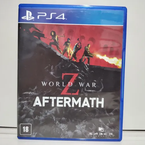 Jogo World War Z Aftermath PS4 Mídia Física Seminovo Original Guerra Mundial Z