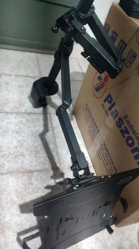 Suporte de mesa para laptop e monitor articulado