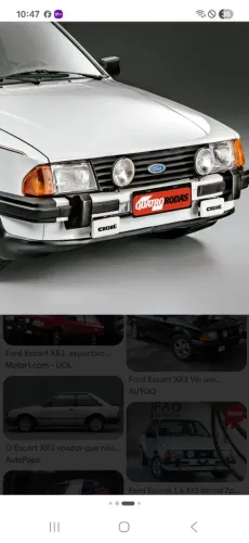 Para choque Escort original ford 1982 a 1986