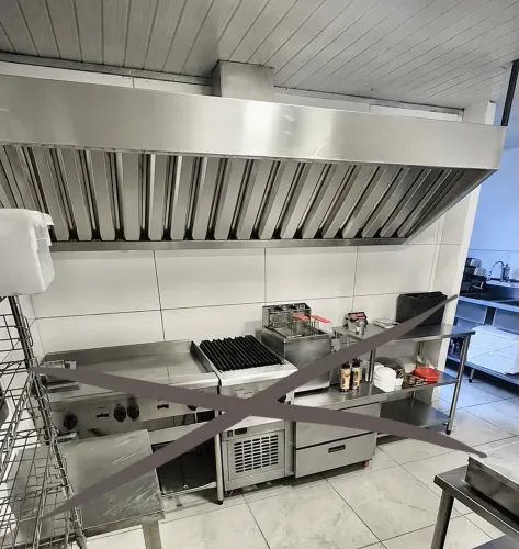 Coifa inox + exaustor
