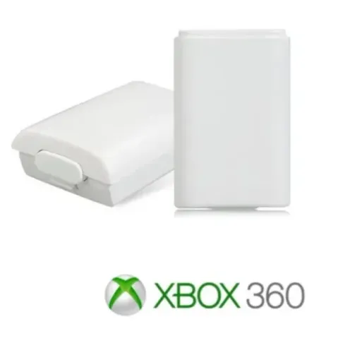 Capa / Tampa Compartimento de Pilhas AA para Controle Xbox 360 Sem Fio Wireless - Branco