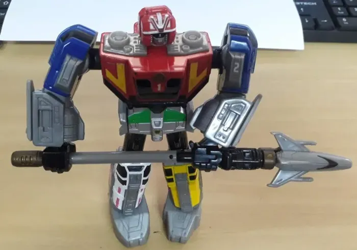 Boneco Bandai Power Rangers LIGHTSPEED RECOVERY Omega Megazord - 1999 - Bandai