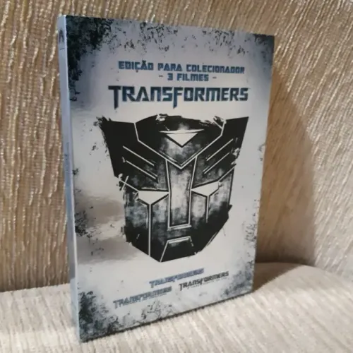 Box em Dvd Trilogia Transformers 3 filmes - Edição para Colecionador em ótimo estado