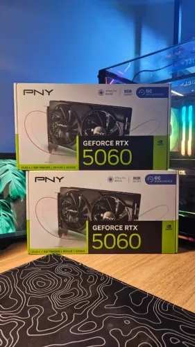 Placa de Vídeo Nvidia Geforce RTX 5060 8GB PNY OC Gddr7 Dual