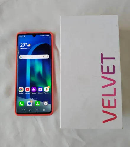 LG Velvet totalmente conservado novo