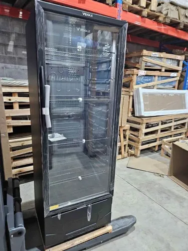 Visa Cooler 400L Porta de Vidro Preto Venax