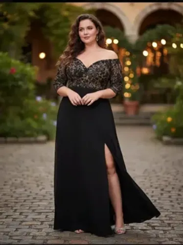 Vestido Plus Size Renda