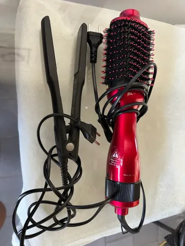 Kit escova secadora e chapinha