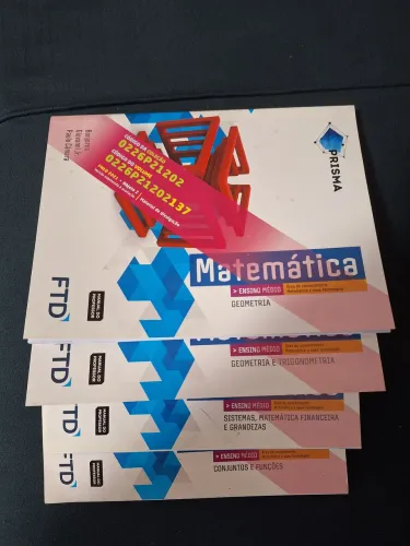 Combo 4 livros Matemática Manual do Professor