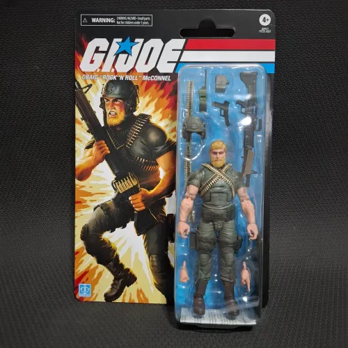 GI JOE CLASSIFIED - ROCK N ROLL - RETRO CARDBACK 