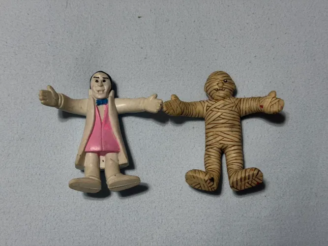 Boneco Drácula e Múmia - Anos 90
