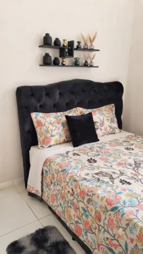 Imperdível Cabeceira cama Luxo Capitonê