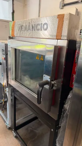 Forno 5 telas turbo gás - marca venâncio - panificação
