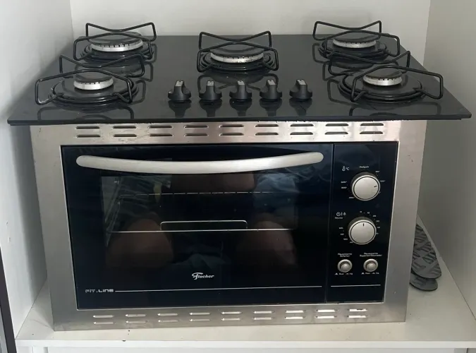 Cooktop 5 Bocas + Forno Fischer 44L