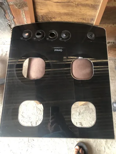 MESA DE VIDRO PARA FOGÃO CÔNSUL 04 BOCAS