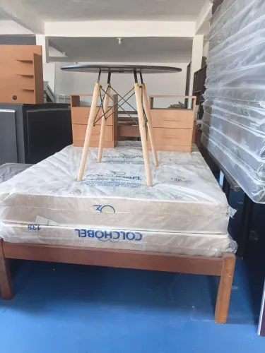 Cama sucupira, colchões e box