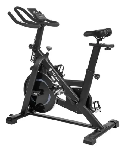 Bicicleta Ergométrica Spinning Magnética Silenciosa VS1 Vollo Cor Preto