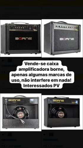 Caixa amplificadora Borne 