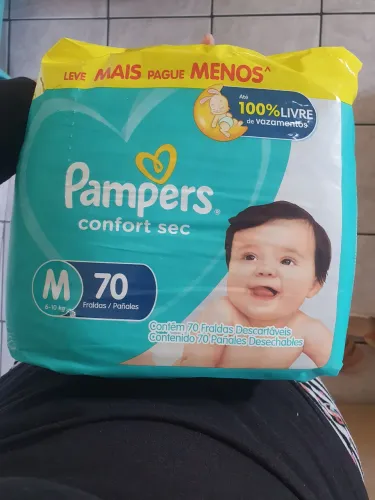 Kit Fraldas Pampers tamanho M