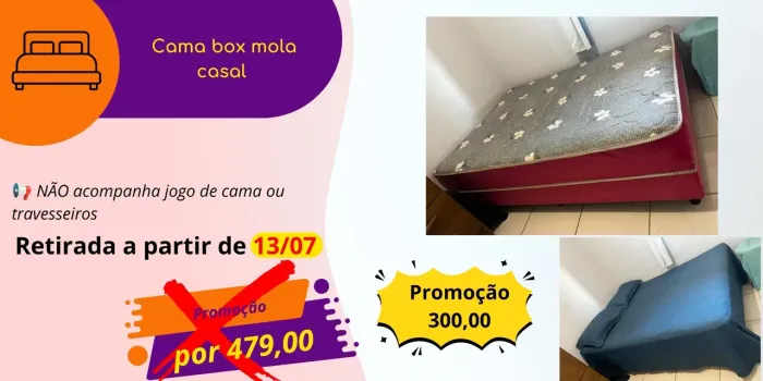 Cama casal mola 