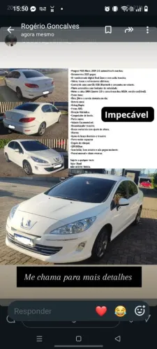 Peugeot 408 Sedan Allure 2.0 Flex 16V 4P Aut. 2014