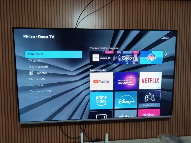 TV Philco 58, 4K UHD Led Roku Dolby Áudio