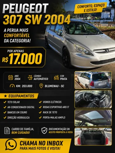 Peugeot 307 SW Allure 2.0 16V 5P Mec. 2008