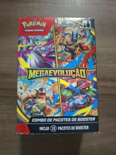 2x Combo de Booster Mega Evolução Pokémon TCG Novo, Lacrado e Original