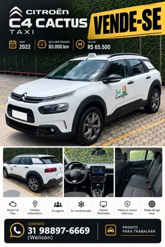 Citroen C4 Cactus Feel Pack 1.6 16V Flex AUT 2022