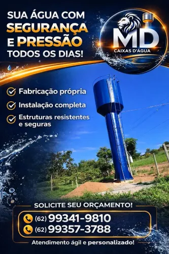 Caixa 10 mil litros coluna cheia