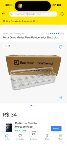 Porta Ovos Marisa Para Refrigerador Electrolux