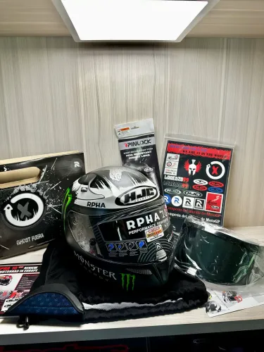 Capacete HJC Rpha 10 Ghost Fuera Monster