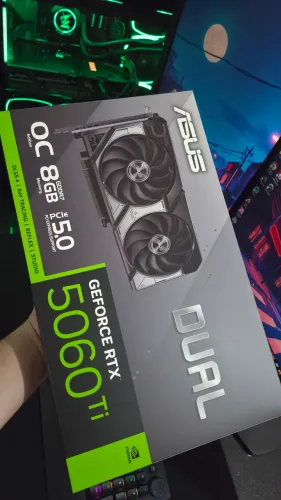 (Lacrada) RTX 5060 Ti 8 GB Asus OC Dual Geforce Nvidia 8GB