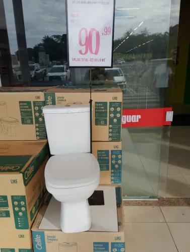 Vaso sanitário top zero na caixa